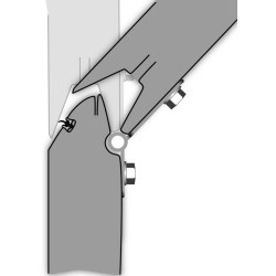 Porte Sectionnelle sur mesure contemporaine