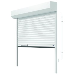 Porte enroulable motorisée caisson 300 x 300 mm sur mesure