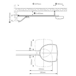 Kit motorisation portes de garage sectionnelles NICE - SPINBUSKIT 23