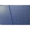 Portail Aluminium contemporain semi-ajouré sur mesure