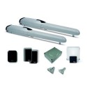 Kit motorisation à vérins pour portail battant + 4 pattes fixation NICE - WINGOKIT 4024