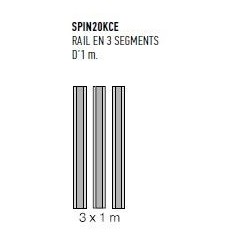 Kit motorisation porte de garage sectionnelle NICE - SPINBUSKIT 20