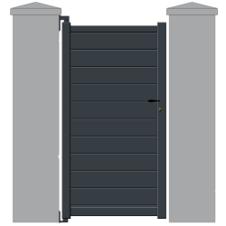 Portillon en aluminium AMETHYSTE