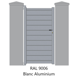 Portillon en aluminium AMETHYSTE