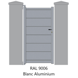 Portillon en aluminium SAPHIR