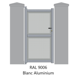 Portillon en aluminium RUBIS