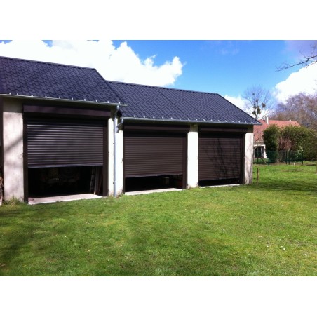 Porte enroulable brun 8019 Porte enroulable brun 8019