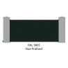 Portail aluminium coulissant Saphir RAL 9005