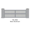 Portail aluminium coulissant Rubis RAL 9005